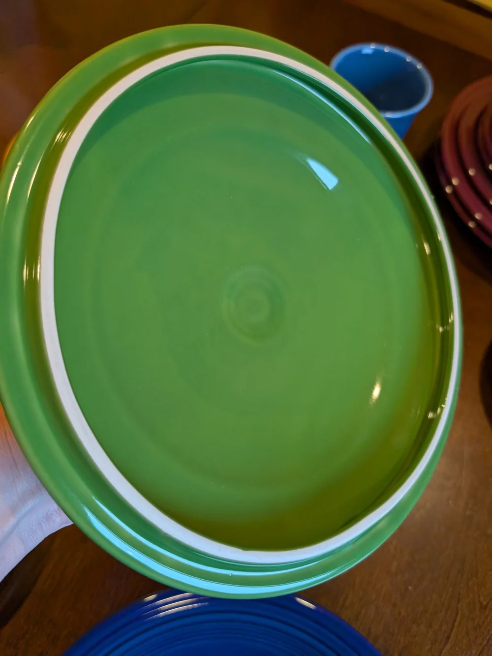 Fiestaware Shamrock Green Casserole Dish Lid Only
